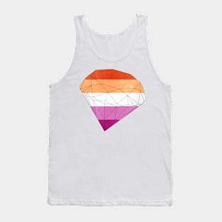 Lesbian Pride Diamond Tank Top